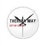 THERESA MAY  De Klokken van de muur