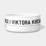 Ulica Perice i Viktora Kirčanski  De Kommen van het huisdier Honden Etensbakje