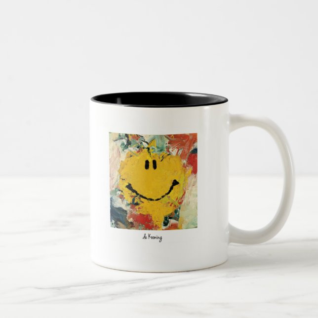de kooning happy face mug (Right)