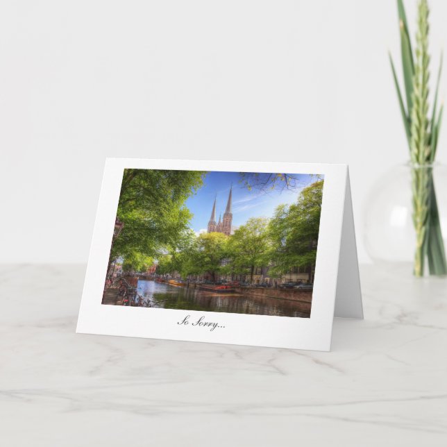 De Krijtberg, Amsterdam - So Sorry Card (Front)