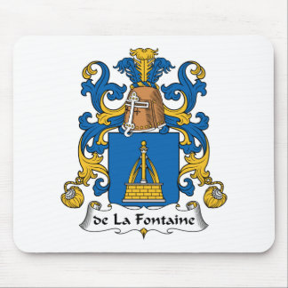 de la Fontaine Family Crest Mouse Pad