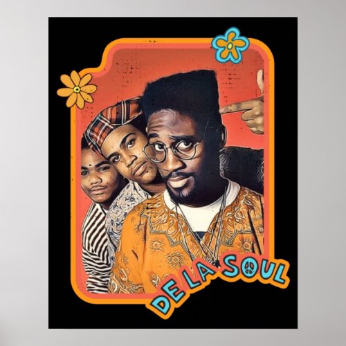 De La Soul American Hip Hop Band Poster