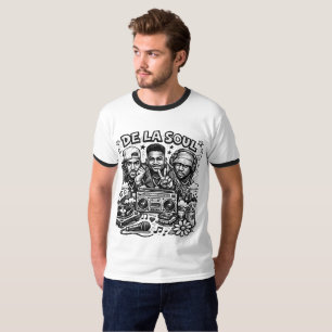 De La Soul Hip Hop Tribute Vintage Streetwear  T-Shirt