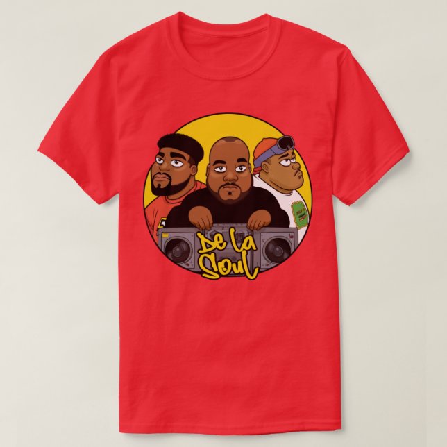 De La Soul Original Retro Fan Art Design T-Shirt (Design Front)
