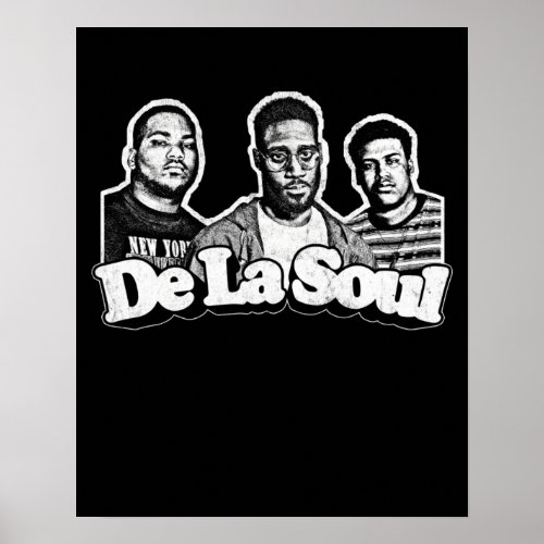 De La Soul Retro Style Poster