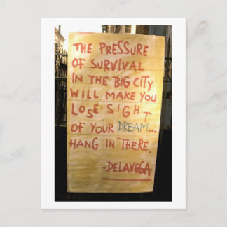 de La Vega's street art Postcard