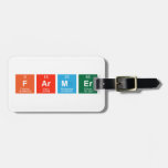 Farmer  De Labels van de bagage Reistas Label