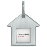 THERESA MAY  De Labels van het huisdier Huisdieren Naamplaatjes