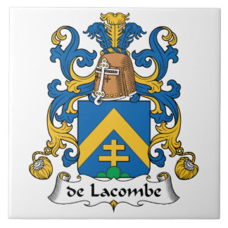 de LaCombe Family Crest Ceramic Tile