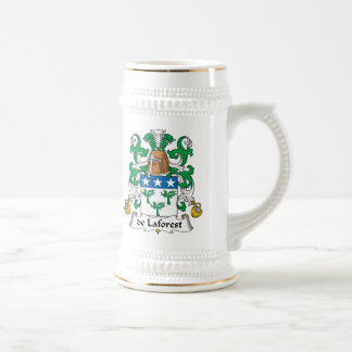 de Laforest Family Crest Beer Stein