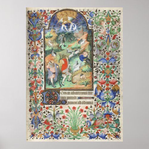 De Levis Book of Hours Illustration 02 Poster