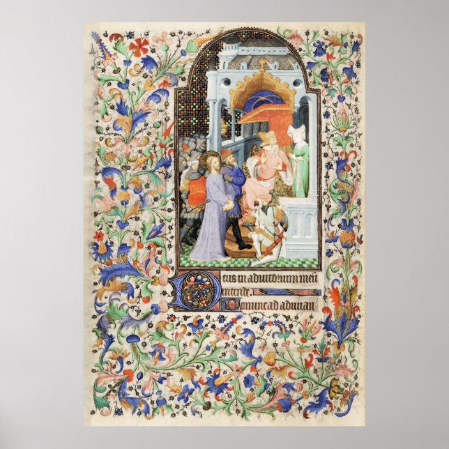 De Levis Book of Hours, Illustration 11 Poster (Front)