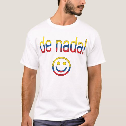 De Nada Ecuador Flag Colors T_Shirt