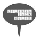 Periodic Table Writer  De Oogsten van de cake Taart Prikkers