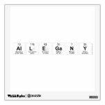 Allegany  De Overdrukplaatjes van de muur