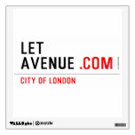 LET  AVENUE  De Overdrukplaatjes van de muur