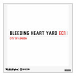 Bleeding heart yard  De Overdrukplaatjes van de muur