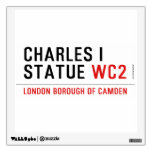 charles i statue  De Overdrukplaatjes van de muur