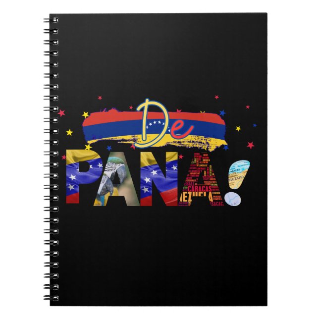 De Pana Venezuela Slang Venezuelan Culture Lovers Notebook (Front)