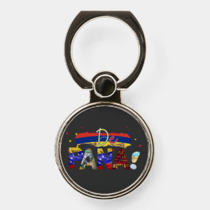 De Pana Venezuela Slang Venezuelan Culture Lovers Phone Ring Stand
