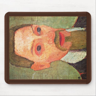 De: Portrait Of Rainer Maria Rilke By Paula Mouse Pad