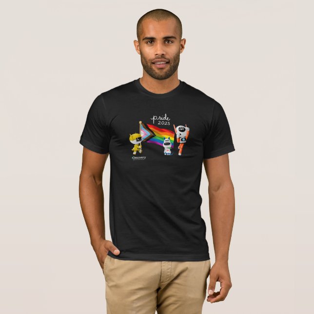 DE Pride 2023 - Black T-Shirt (Front Full)