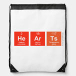 hearts  De Rugzak van Drawstring