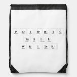 Periodic Table Writer  De Rugzak van Drawstring