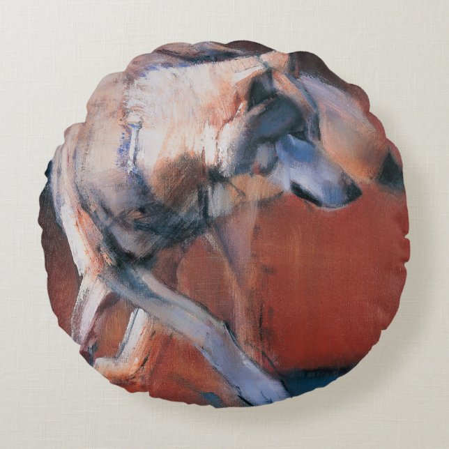 De Siberie 2001 Round Pillow (Front)