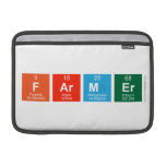 Farmer  De Sleeves van de Lucht van MacBook (landschap) Beschermhoezen Voor MacBook Air
