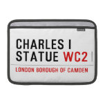 charles i statue  De Sleeves van de Lucht van MacBook (landschap) Beschermhoezen Voor MacBook Air