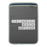 Periodic Table Writer  De sleeves van de Lucht van MacBook MacBook Sleeve