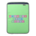 Periodic Table Writer  De sleeves van de Lucht van MacBook MacBook Sleeve