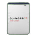 O-L-I-W-O-O-D  De sleeves van de Lucht van MacBook MacBook Sleeve