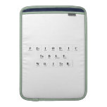 Periodic Table Writer  De sleeves van de Lucht van MacBook MacBook Sleeve