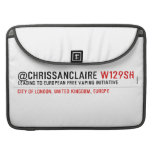 @ChrisSanClaire  De Sleeves van MacBook Pro MacBook Pro Beschermhoezen