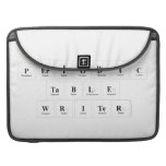 Periodic Table Writer  De Sleeves van MacBook Pro MacBook Pro Beschermhoezen