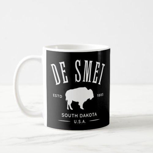 De Smet South Dakota USA Bison Souvenir  Coffee Mug