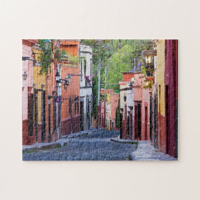 De Sollano Street, San Miguel De Allende Jigsaw Puzzle (Horizontal)