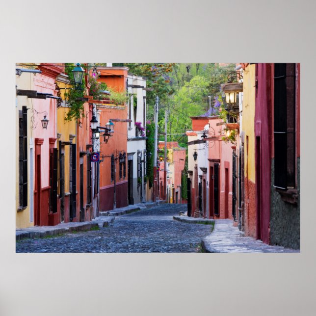 De Sollano Street, San Miguel De Allende Poster (Front)