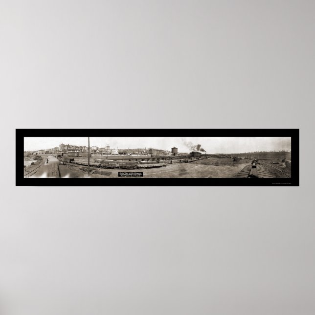 De Soto MO Car Shops Photo 1913 Poster (Front)