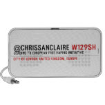 @ChrisSanClaire  De Sprekers van de krabbel iPhone Speakers