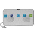 au mg cu ag pb   De Sprekers van de krabbel iPhone Speakers