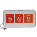 hearts  De Sprekers van de krabbel iPhone Speakers