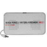 Ulica Perice i Viktora Kirčanski  De Sprekers van de krabbel iPhone Speakers