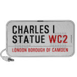 charles i statue  De Sprekers van de krabbel iPhone Speakers