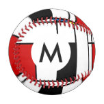 De Stijl Pattern Baseball