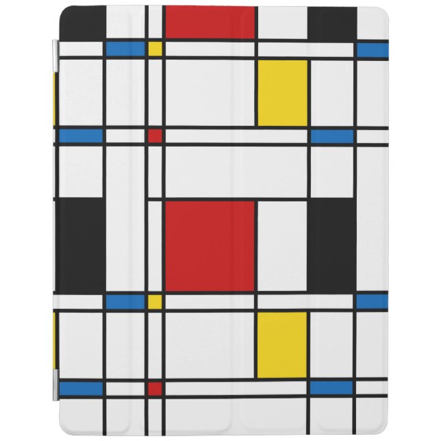 De Stijl Pattern iPad Smart Cover (Front)