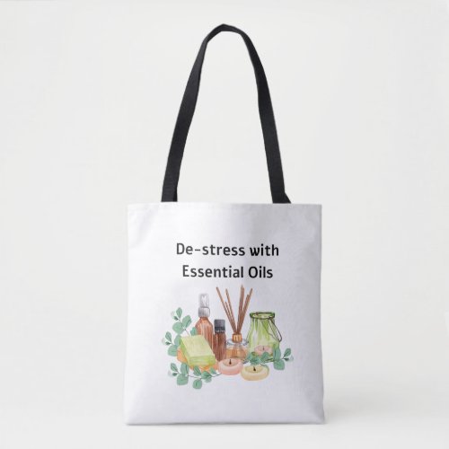 De_Stress with Essential Oils Tote Bag