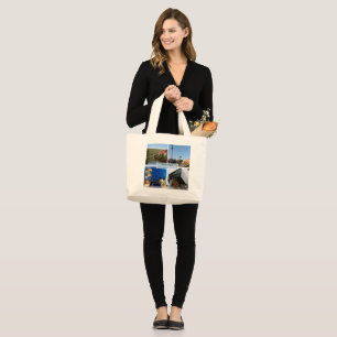 DE Stuttgart - River Neckar - Schlossplatz - Large Tote Bag